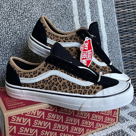 Vans Style 36 Decon Sf Mini Leopard Marshmallow MENS - Picture 6 of 16